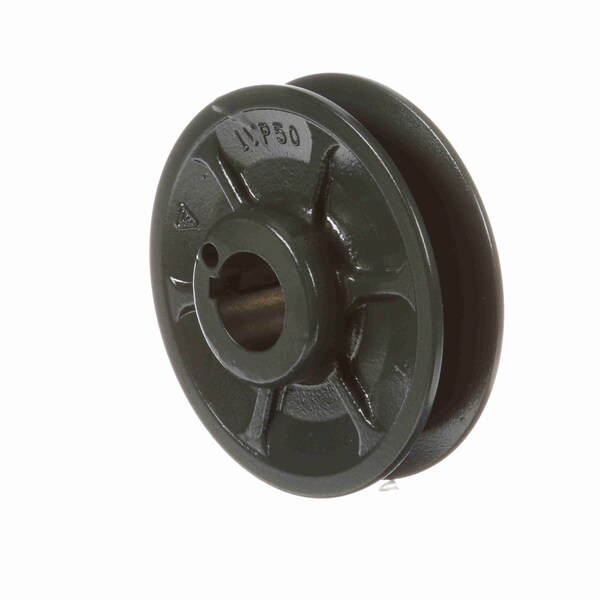 1 Groove Cast Iron Finish Bore Fhp Variable Pitch Sheave, 1VP50X 1 1/8